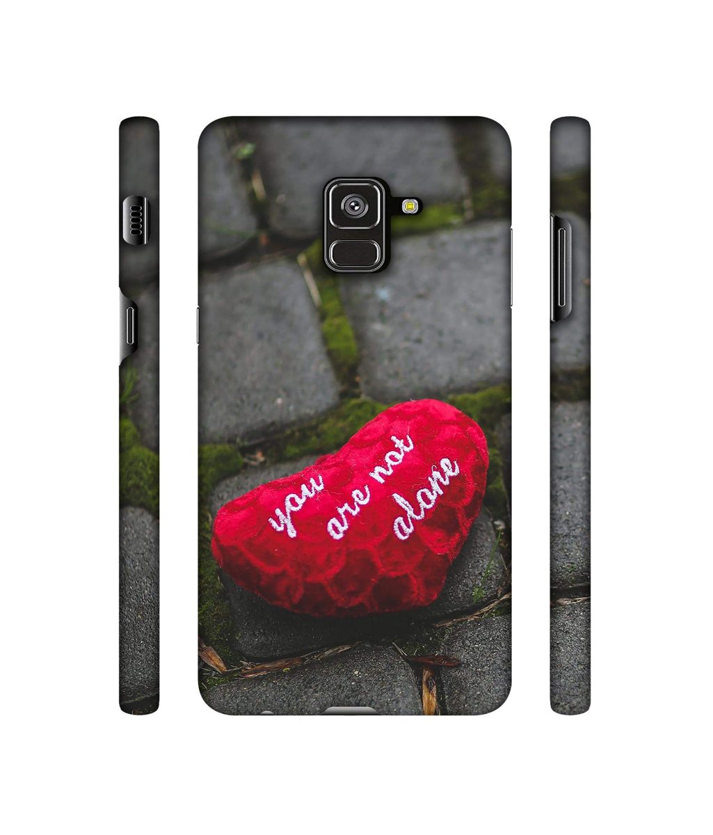 Amazon Brand - Solimo Designer You are Not Alone 3D Printed Hard Back Case Mobile Cover for Samsung Galaxy A8 Plus