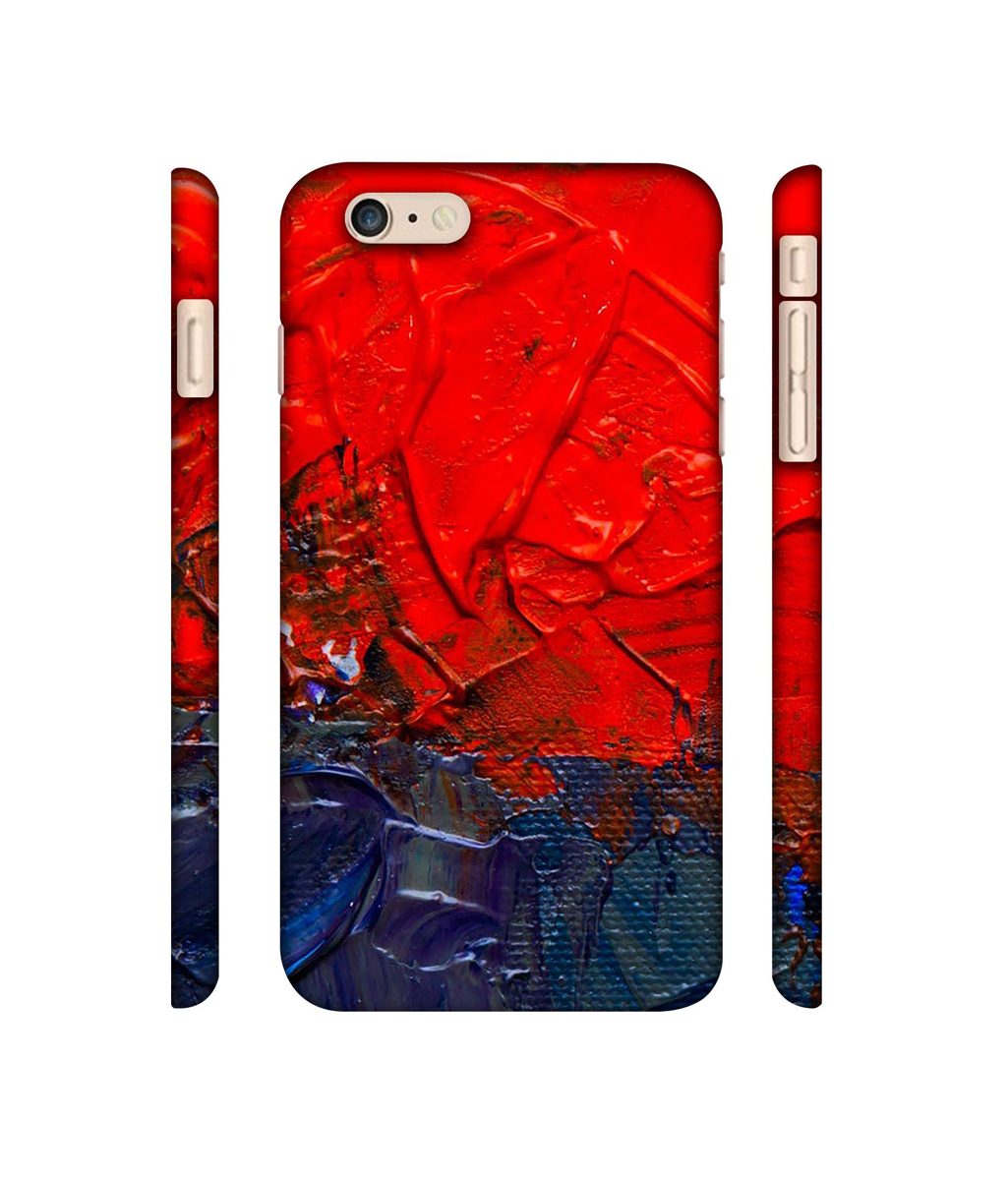 Amazon Brand - Solimo Designer Red Wax Color 3D Printed Hard Back Case Mobile Cover for Apple iPhone 6 Plus / 6S Plus