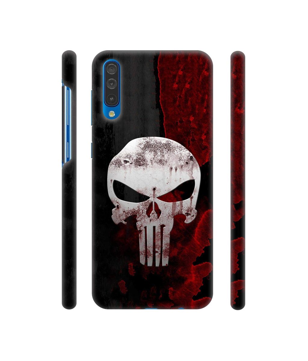 Amazon Brand - Solimo Designer Punisher Skull 3D Printed Hard Back Case Mobile Cover for Samsung Galaxy A50