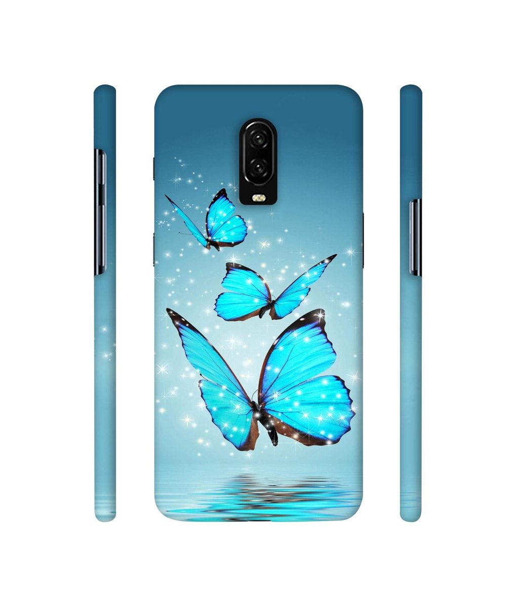 Amazon Brand - Solimo Designer Flying Butterflies 3D Printed Hard Back Case Mobile Cover for OnePlus 6T