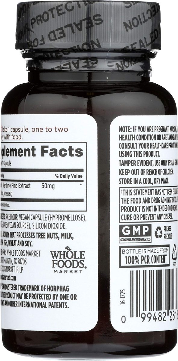 Whole Foods Market, Pycnogenol, 30 ct