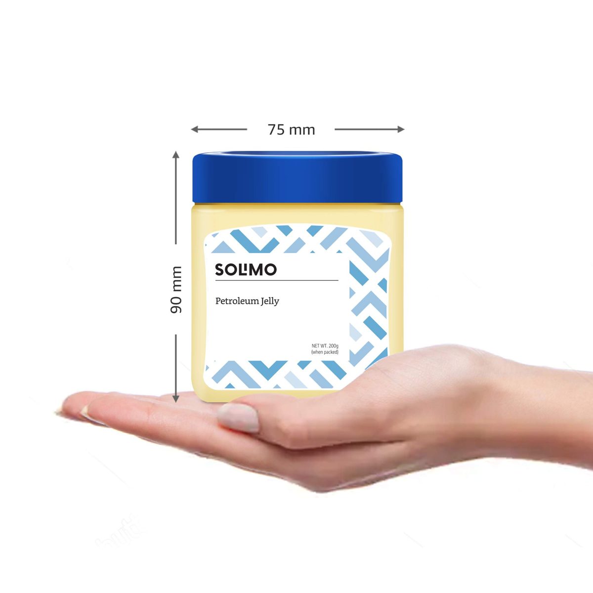 Amazon Brand - Solimo Petroleum Jelly, 200g