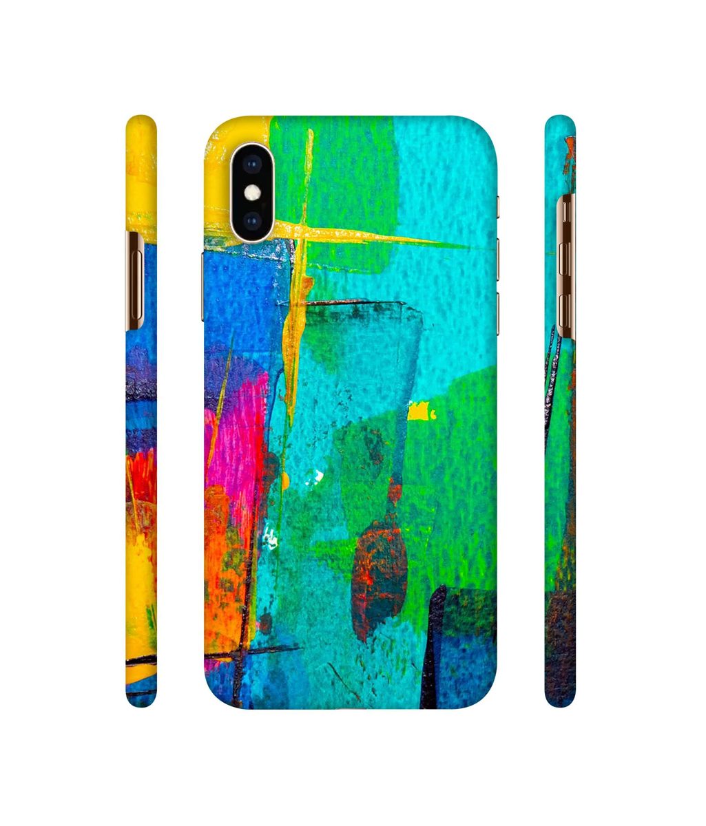 Amazon Brand - Solimo Designer Color Stokes 3D Printed Hard Back Case Mobile Cover for Apple iPhone Xs Max