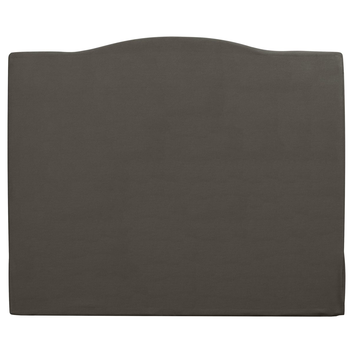 Amazon Brand – Stone & Beam Bridgewater Curved Queen Headboard, 66"W, Spinnsol Iron