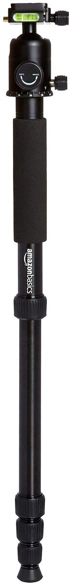 (Renewed) AmazonBasics HJ-285 63-Inch Aluminum Travel Monopod