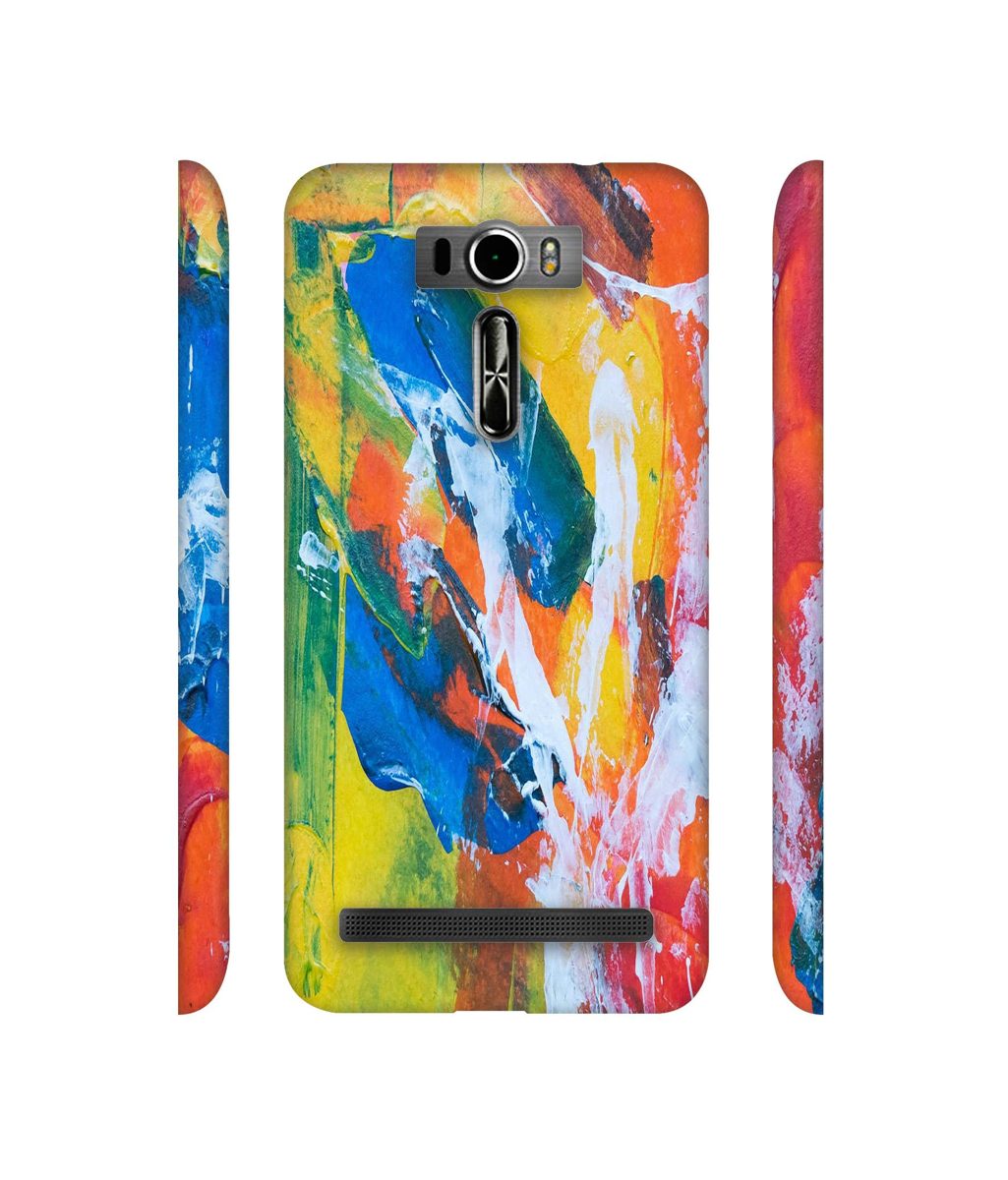 Amazon Brand - Solimo Designer Multicolor Paint On Wall 3D Printed Hard Back Case Mobile Cover for Asus Zenfone 2 Laser ZE601KL