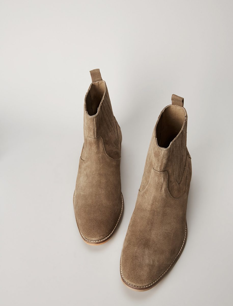 Amazon Brand - find. Men’s Carlisle Chelsea Boots, Brown (Taupe), US 10