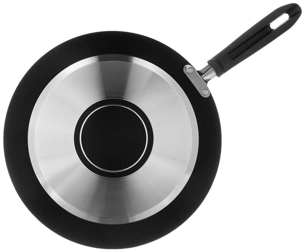 Amazon Brand - Solimo Non-Stick Concave Tawa, 28cm (Black)