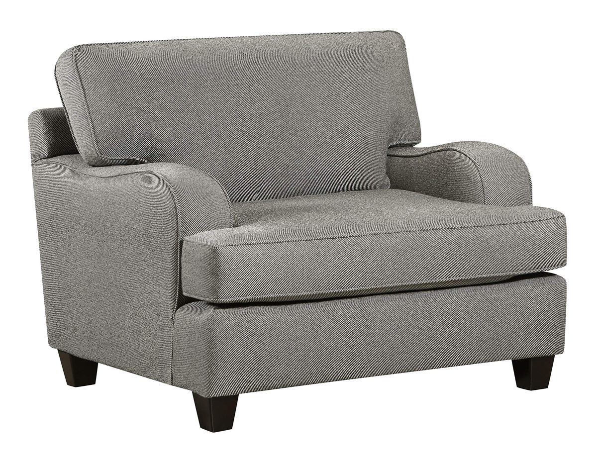Amazon Brand – Stone & Beam Anne Marie Contemporary Oversized Accent Chair, 48"W, Charcoal