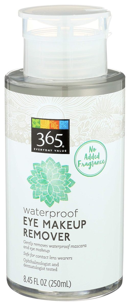 365 Everyday Value, Waterproof Eye Makeup Remover, 8.5 fl oz