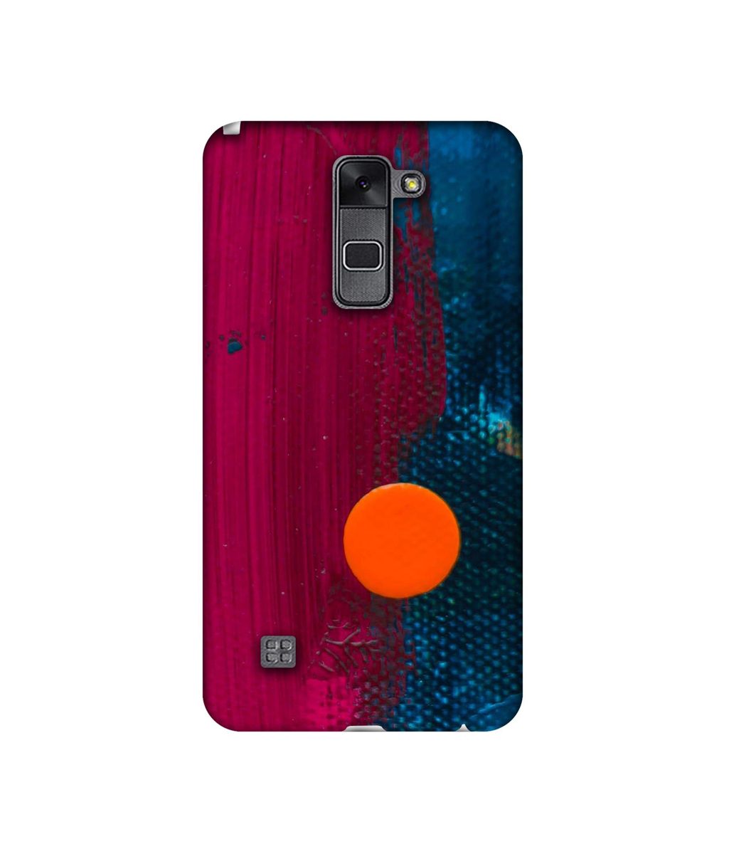 Amazon Brand - Solimo Designer Pink and Blue Brush Texture 3D Printed Hard Back Case Mobile Cover for LG Stylus 2