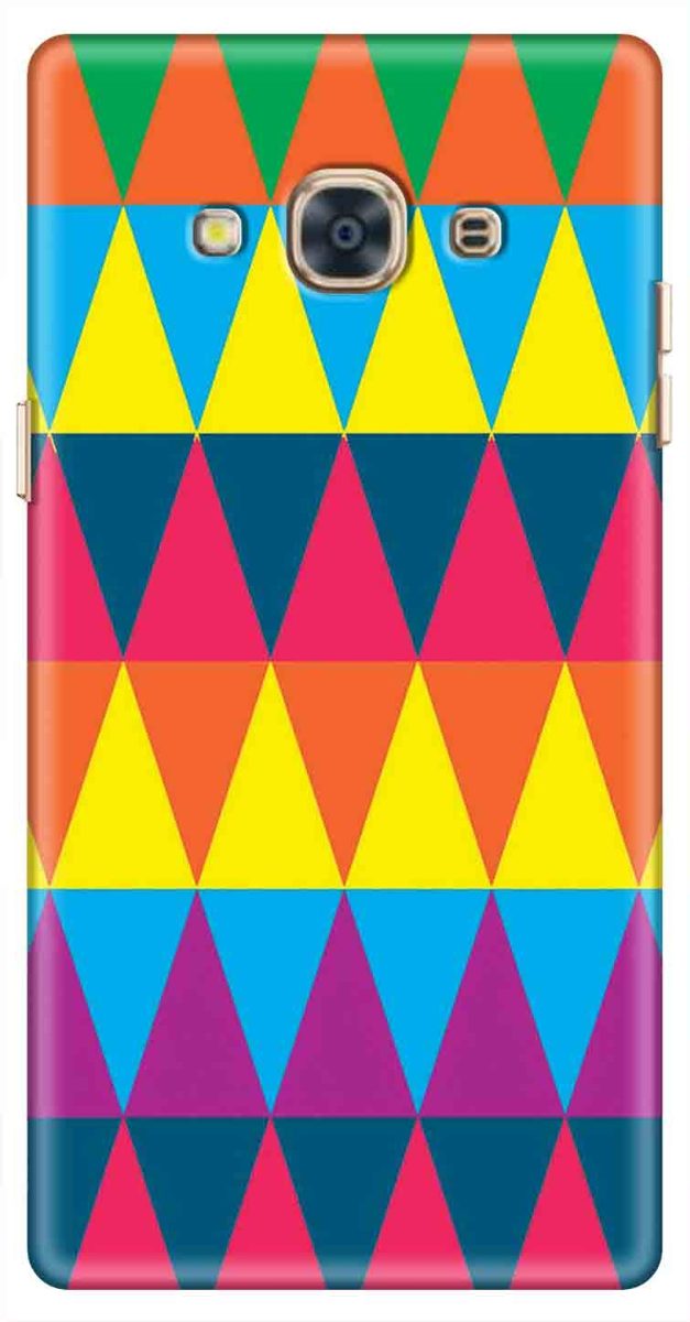 Amazon Brand - Solimo Designer Cone Pattern 3D Printed Hard Back Case Mobile Cover for Samsung Galaxy J3 Pro