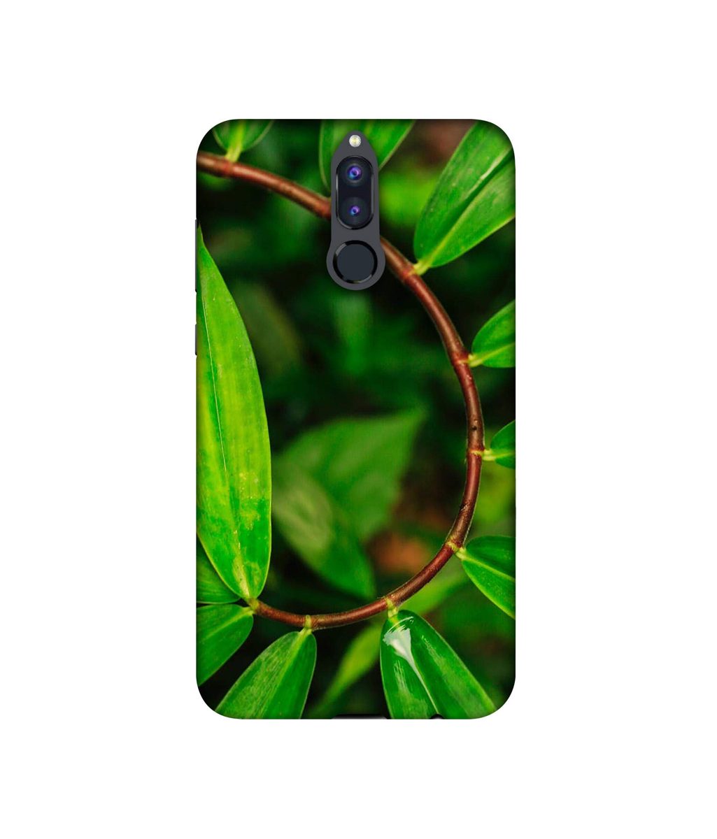 Amazon Brand - Solimo Designer Leaf Photography 3D Printed Hard Back Case Mobile Cover for Huawei Honor 9i