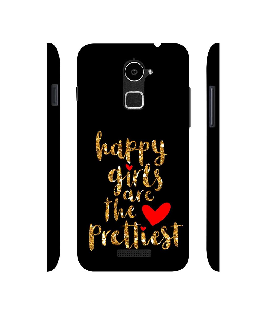 Amazon Brand - Solimo Designer Happy Girls are The Prettiest 3D Printed Hard Back Case Mobile Cover for Coolpad Note 3 Lite