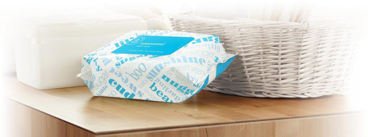 Amazon Elements Baby Wipes, Unscented, 720 Count, Resealable Packs with Tub