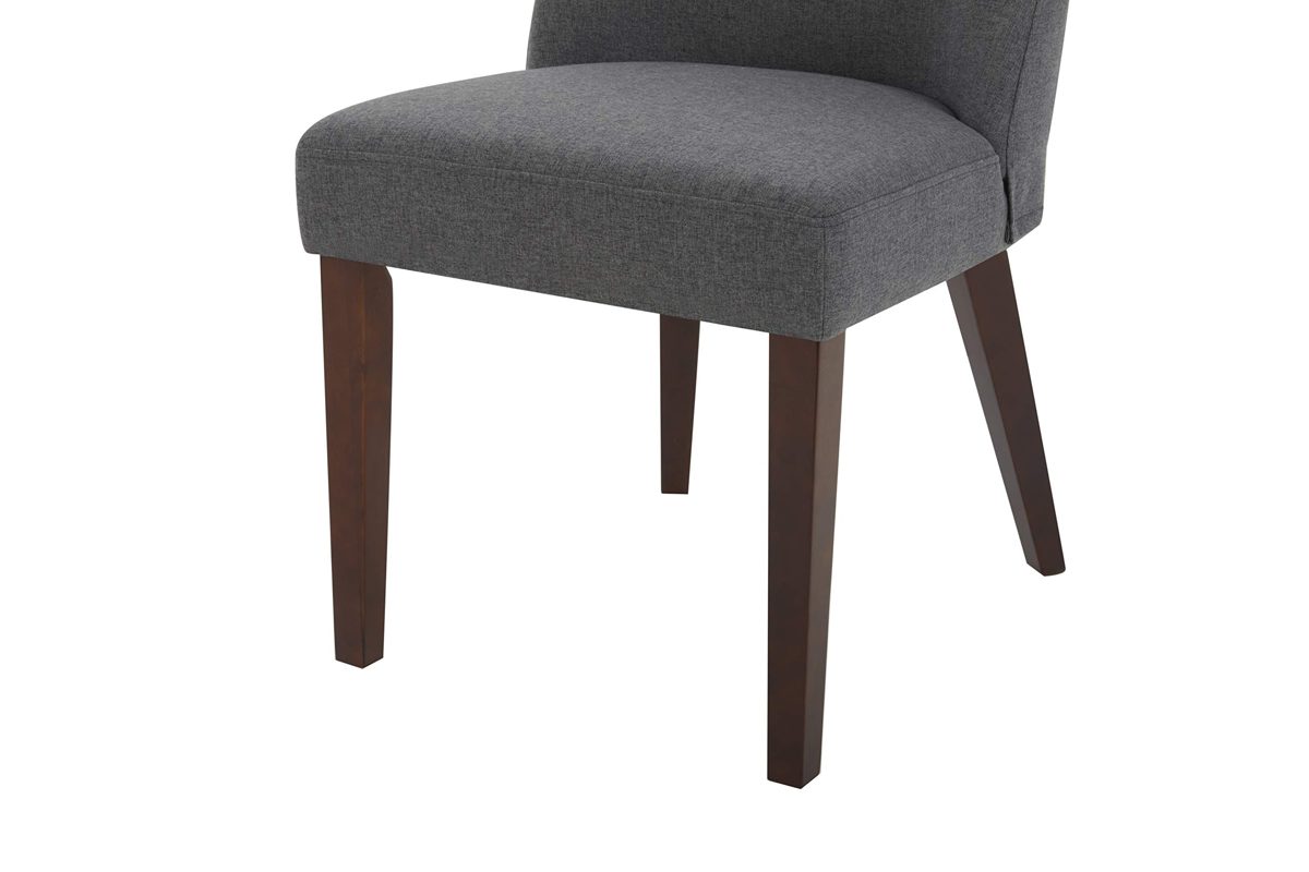 Amazon Brand – Rivet Phinney Contemporary Upholstered Dining Chair, 19.7"W, Graphite