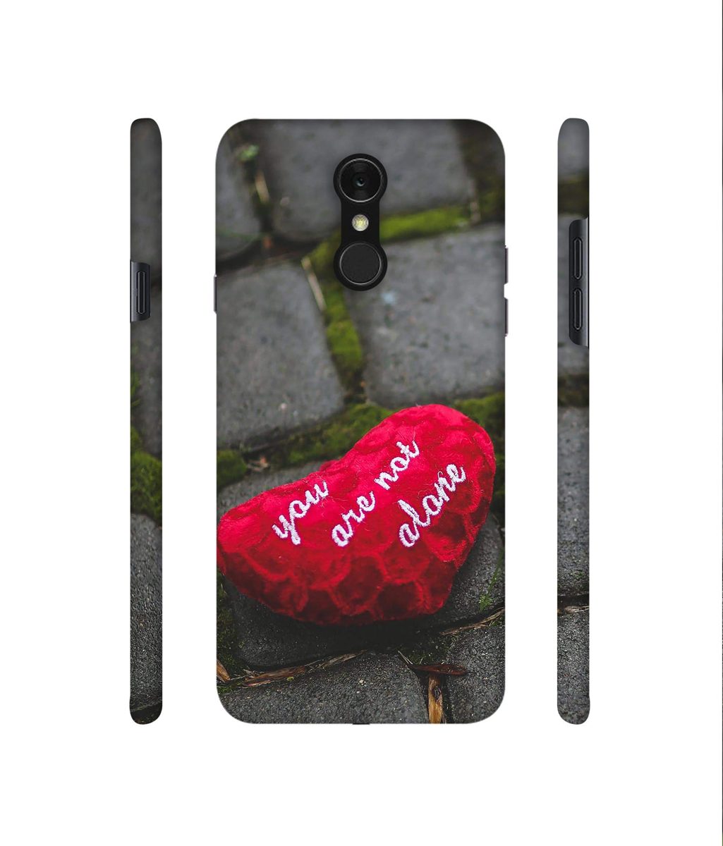 Amazon Brand - Solimo Designer You are Not Alone 3D Printed Hard Back Case Mobile Cover for LG Q7
