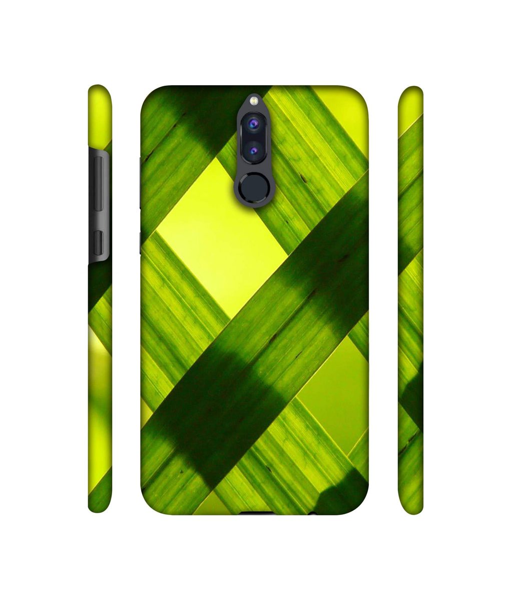 Amazon Brand - Solimo Designer Leafs Texture 3D Printed Hard Back Case Mobile Cover for Huawei Honor 9i