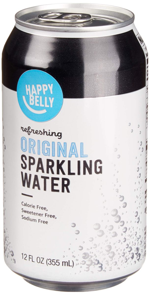 Amazon Brand - Happy Belly Original Sparkling Water, 12ct