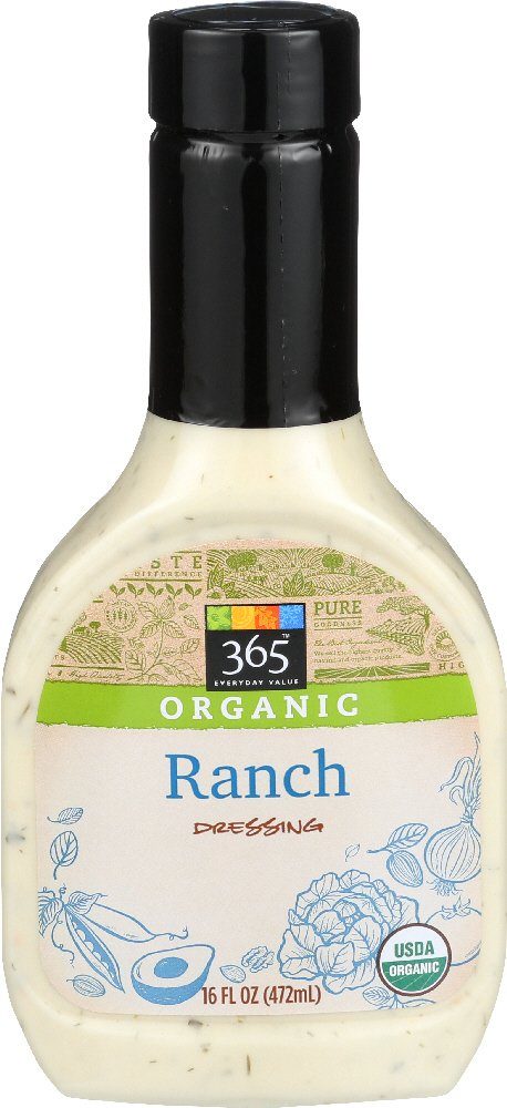 365 Everyday Value, Dressing Ranch Organic, 16 Fl Oz