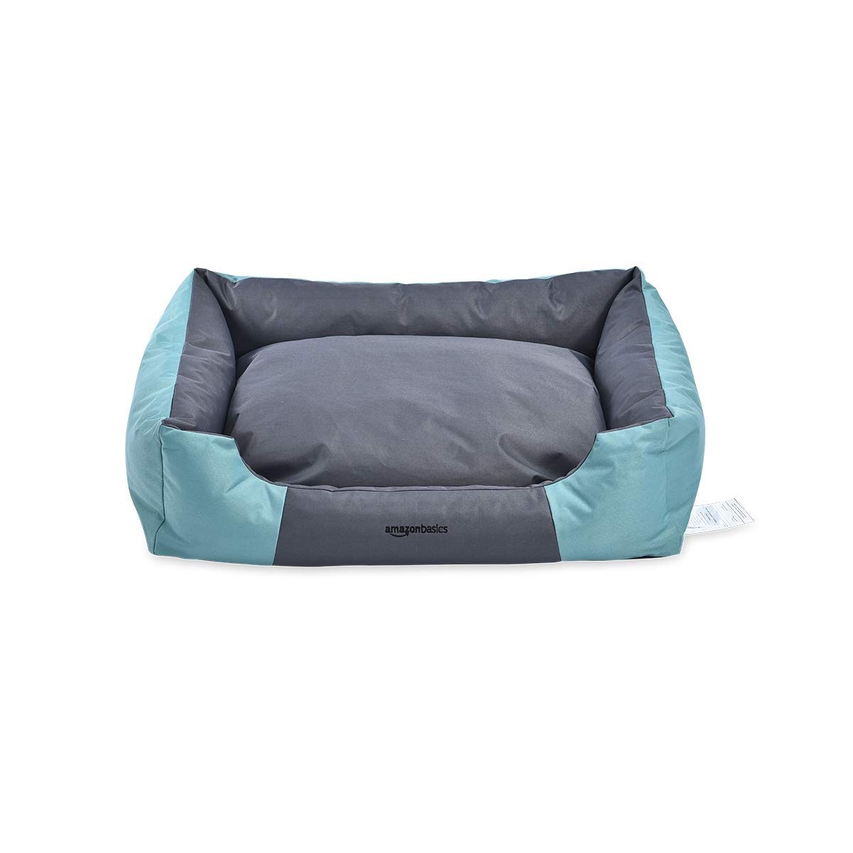 AmazonBasics Water-Resistant Pet Bed - Rectangular, Teal, 25.6 Inch