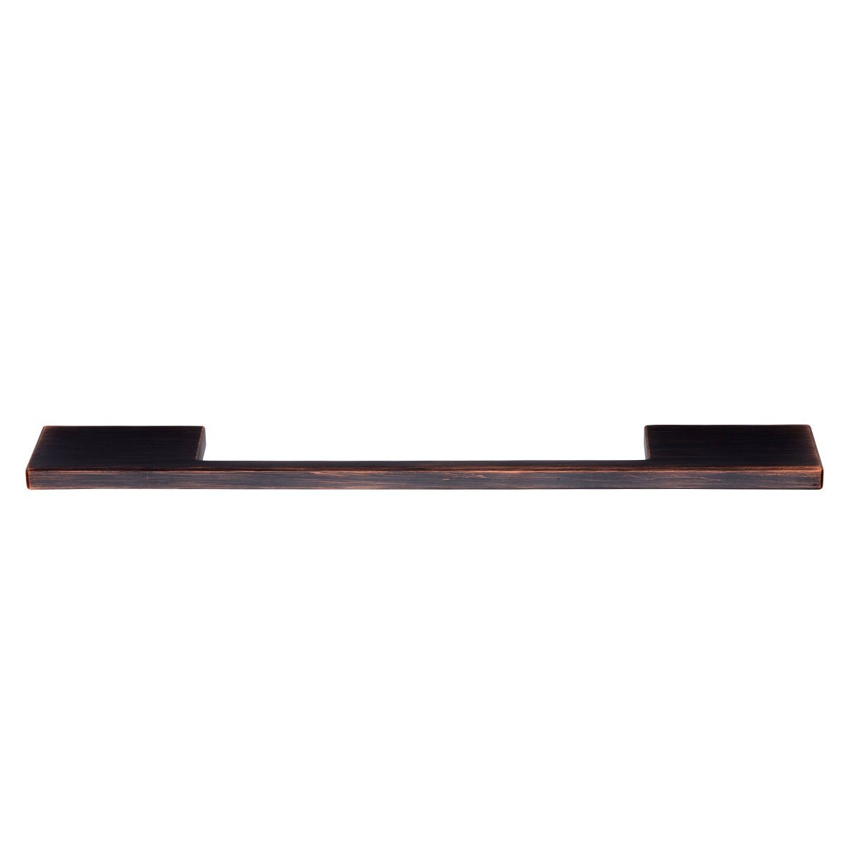 AmazonBasics Wide Modern Die Cast Cabinet Handle, 6.3" center to center, Oil Rubbed Bronze, 10-Pack