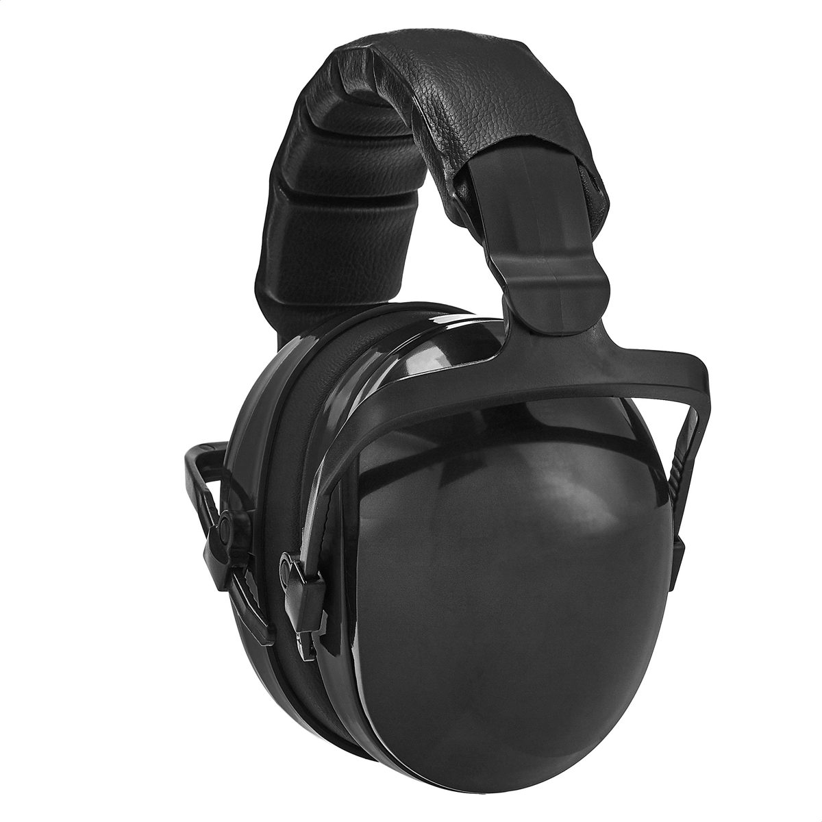 AmazonBasics Noise-Reduction Safety Earmuffs Ear Protection, Solid Black