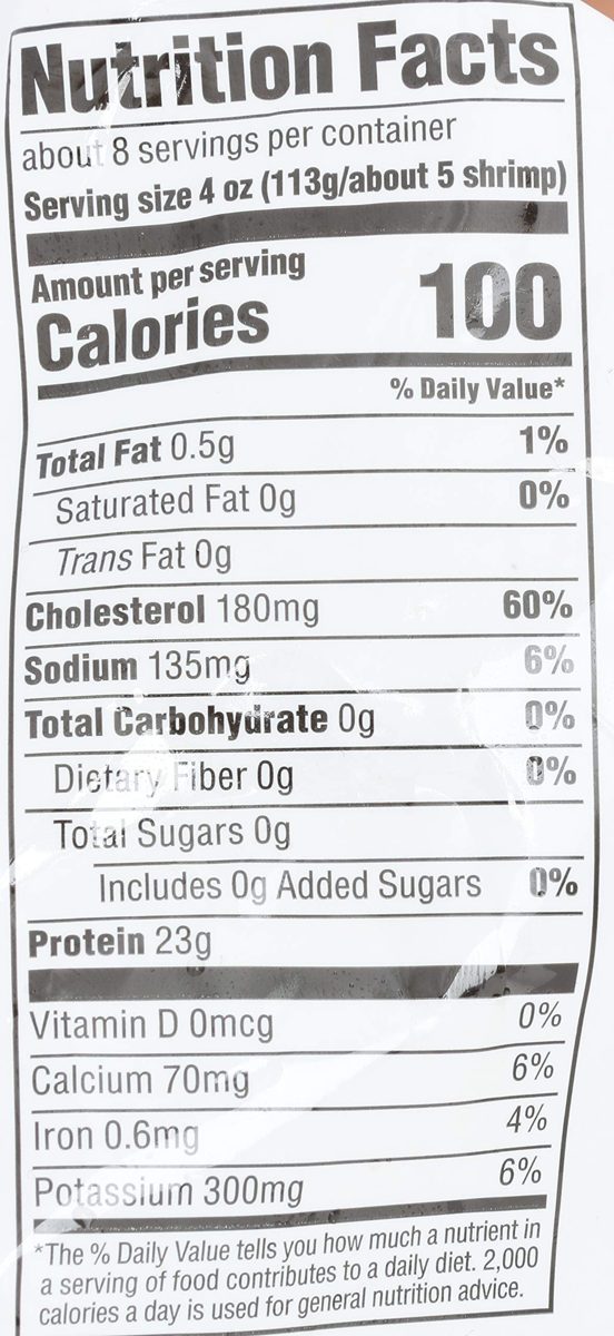 365 Everyday Value, Wild-Caught Seafood Value Pack, Gulf Wild White Shrimp, Shell-On & Tail-On (16-20/lb), 32 Ounce (Frozen)