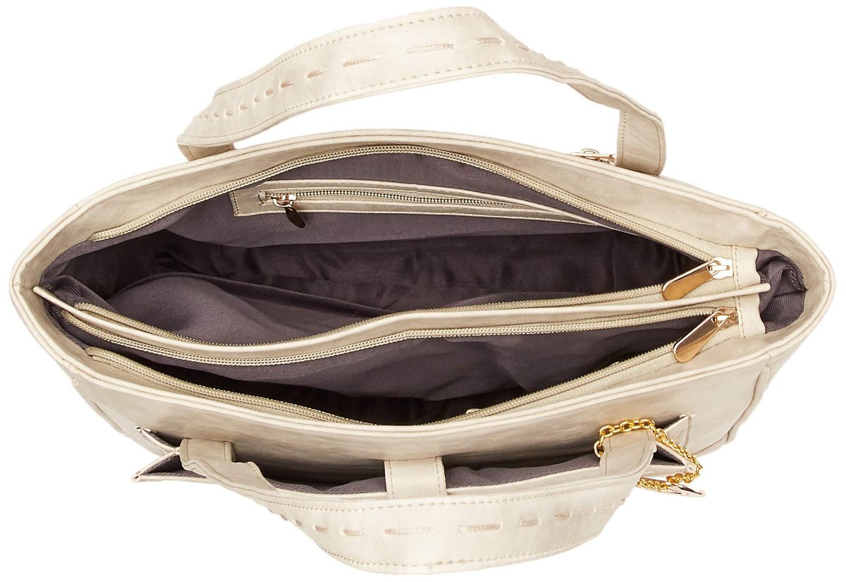 Nia & Nicole Women's Handbag (Cream)