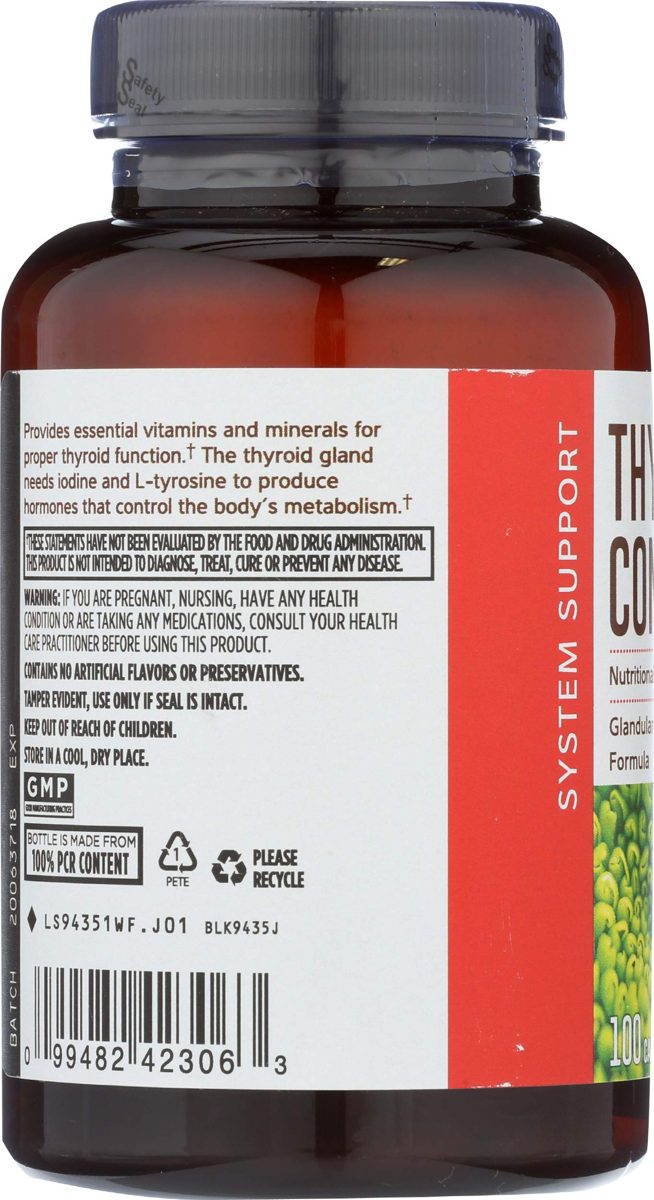 WHOLE FOODS MARKET Thyroid Complete Capsules, 100 CT
