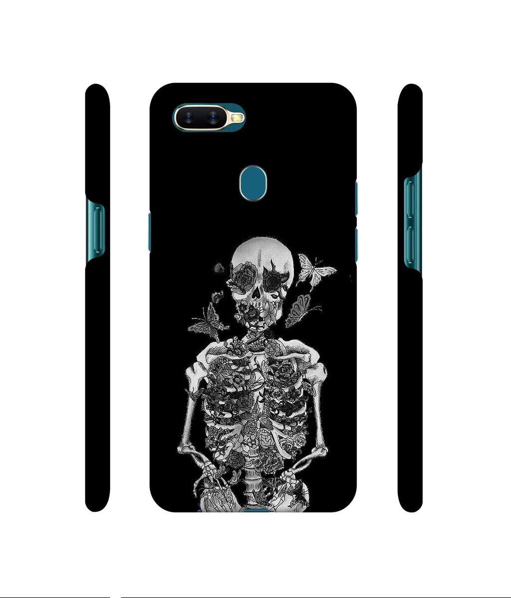 Amazon Brand - Solimo Designer Skeletan 3D Printed Hard Back Case Mobile Cover for Oppo A7