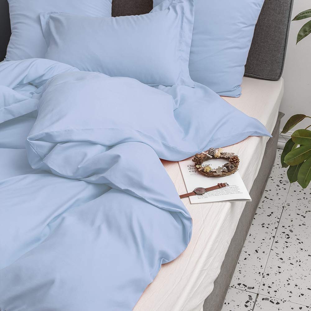 UMI Merryfeel Microfibre Duvet Cover Set, Light and Soft