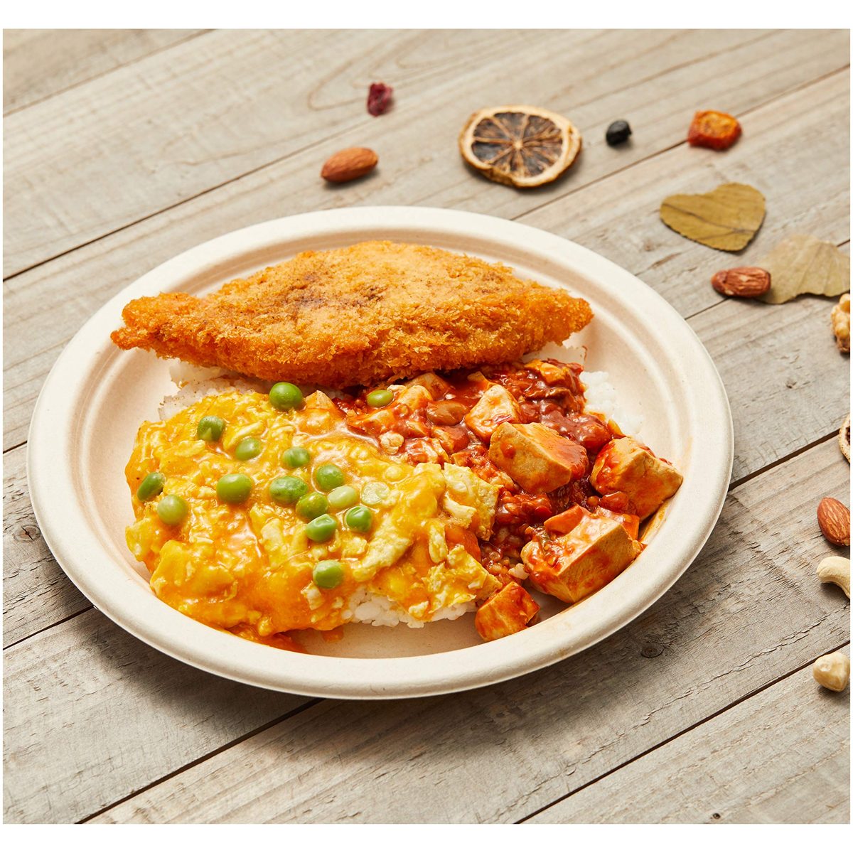 AmazonBasics Compostable Plate, Kraft, 9-Inches, Pack of 125