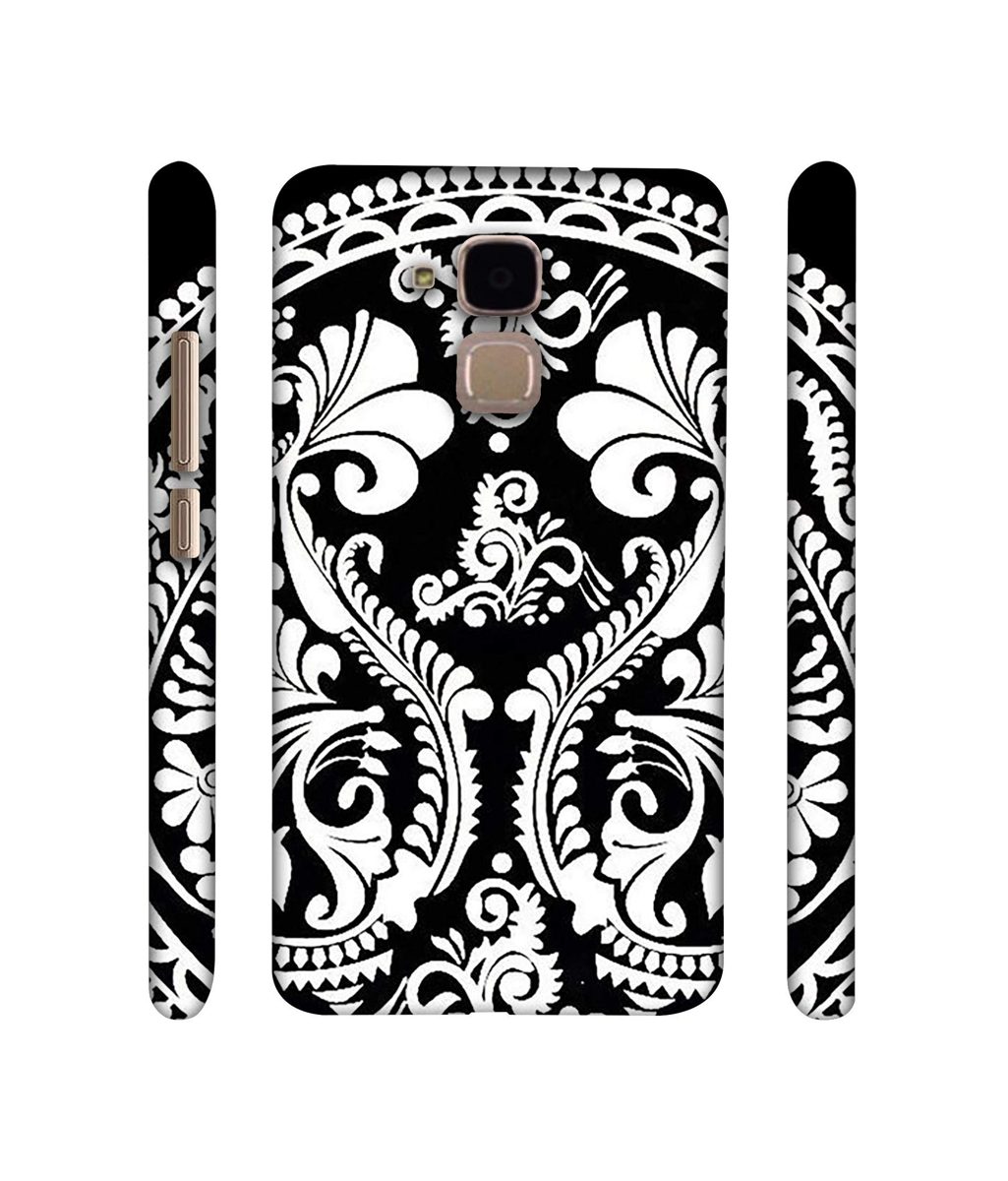 Amazon Brand - Solimo Designer Round White Rangoli 3D Printed Hard Back Case Mobile Cover for Huawei Honor 5c