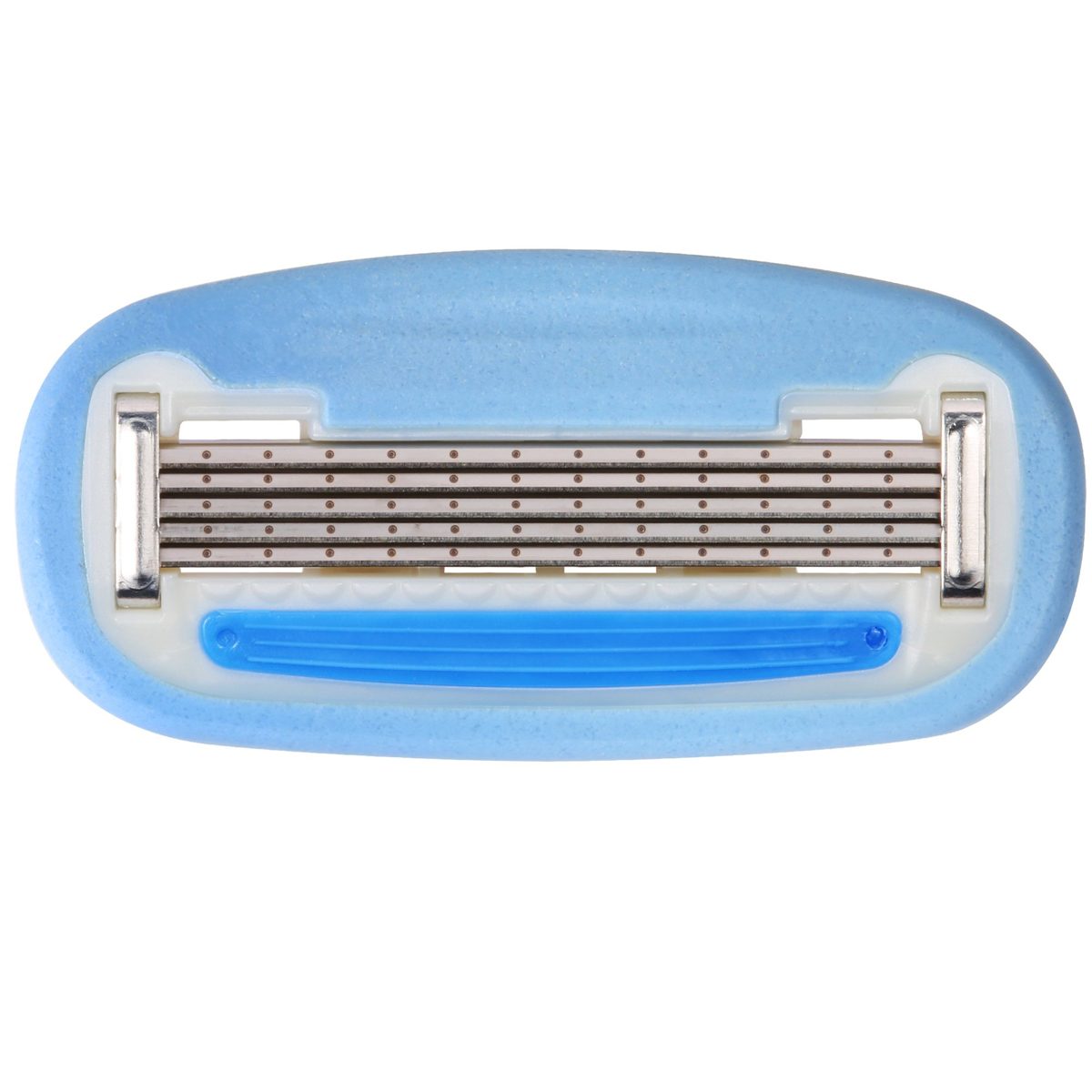 Solimo 5-Blade Razor for Women, Handle & 2 Cartridges (Cartridges fit Solimo Razor Handles only)