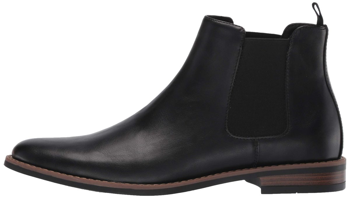 Amazon Essentials Men's Quinton Chelsea Boot, Black, 8 Medium US