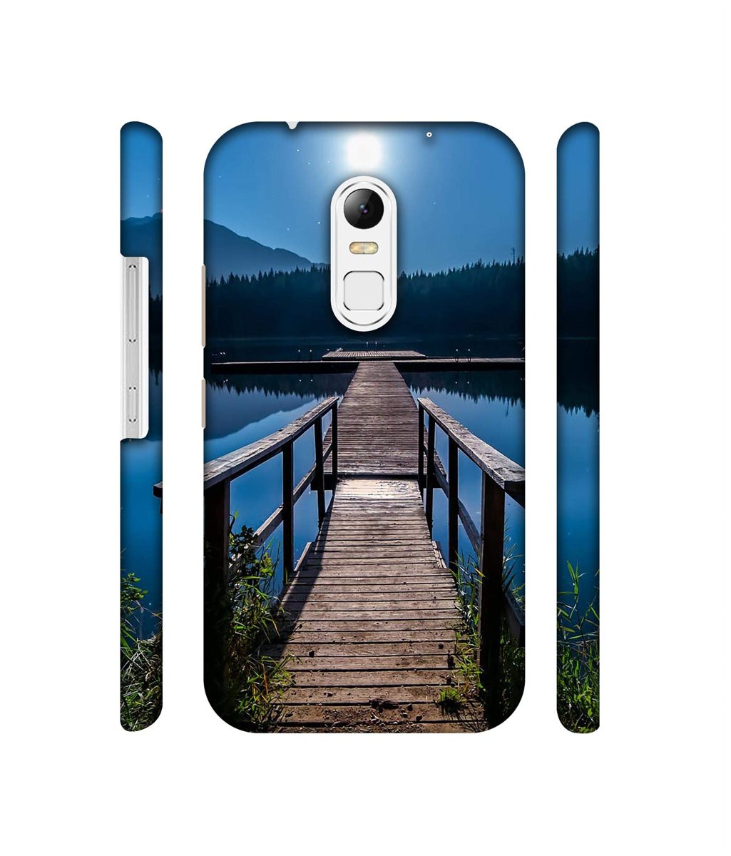Amazon Brand - Solimo Designer Wooden Beach 3D Printed Hard Back Case Mobile Cover for Lenovo Vibe X3