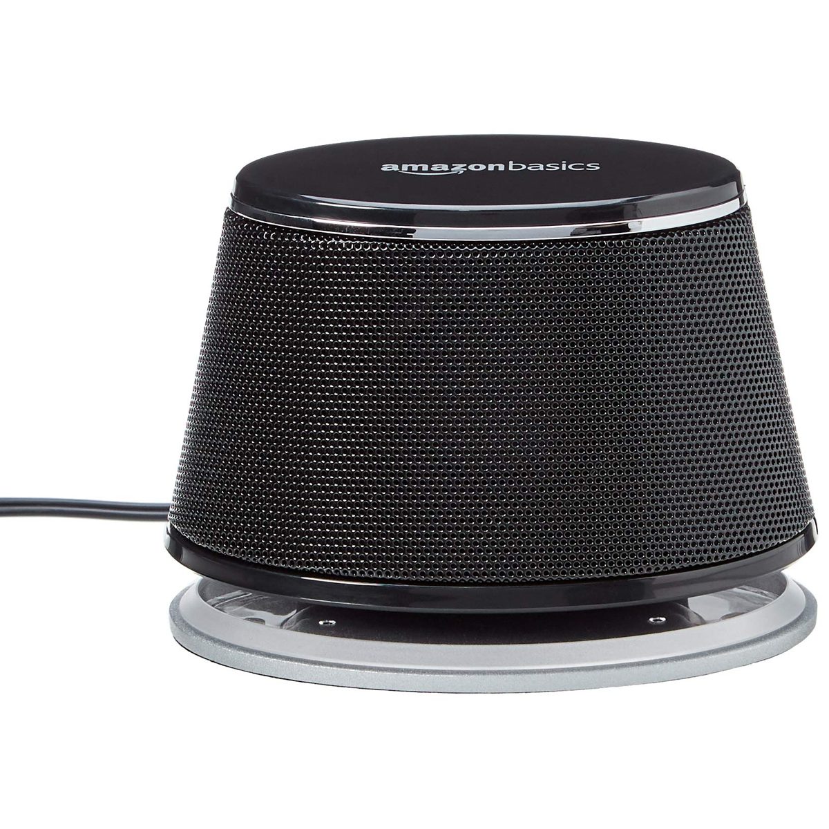 AmazonBasics USB-Powered Computer Speakers with Dynamic Sound, Black, 4-Pack