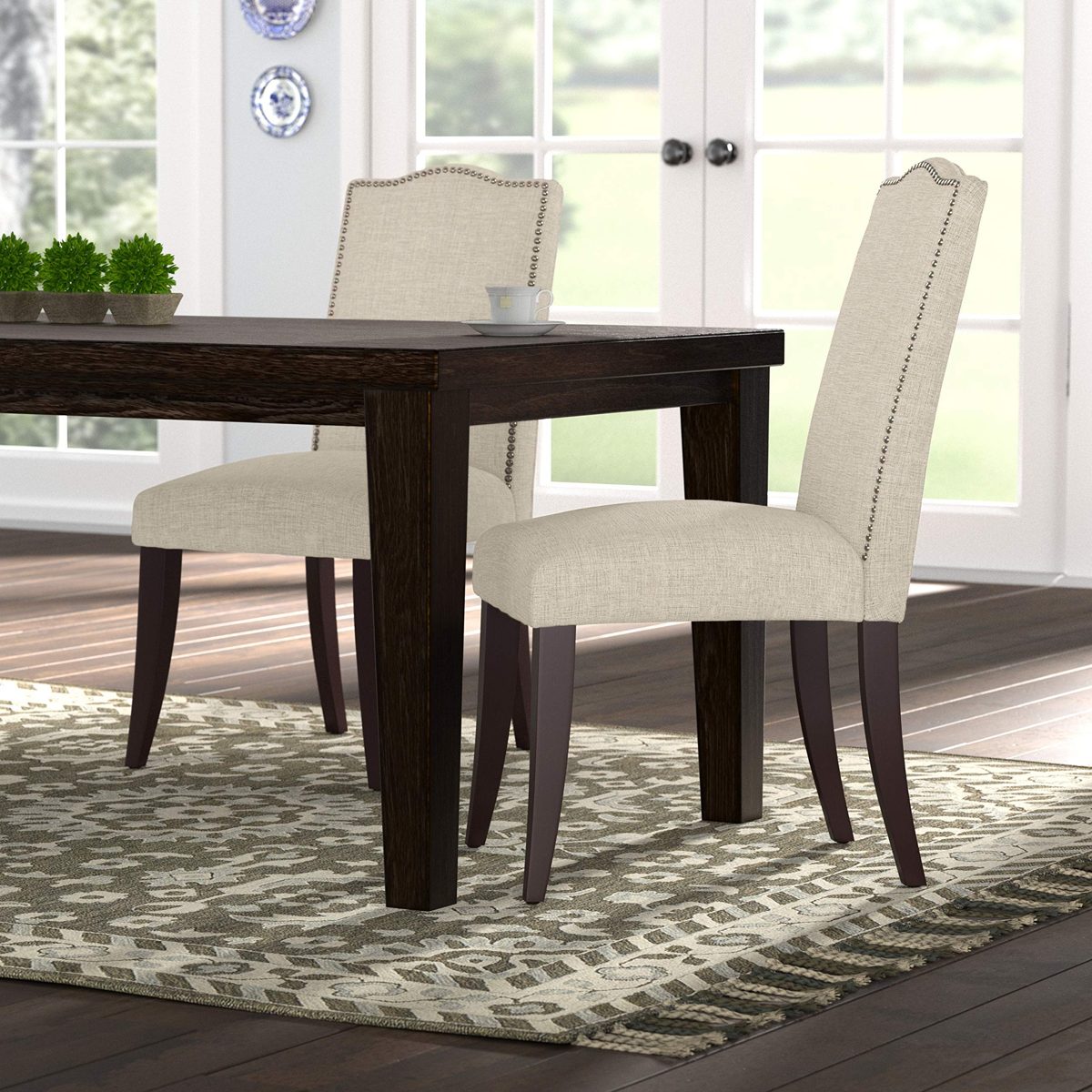 Ravenna Home Dining Chair 40.5"H,-