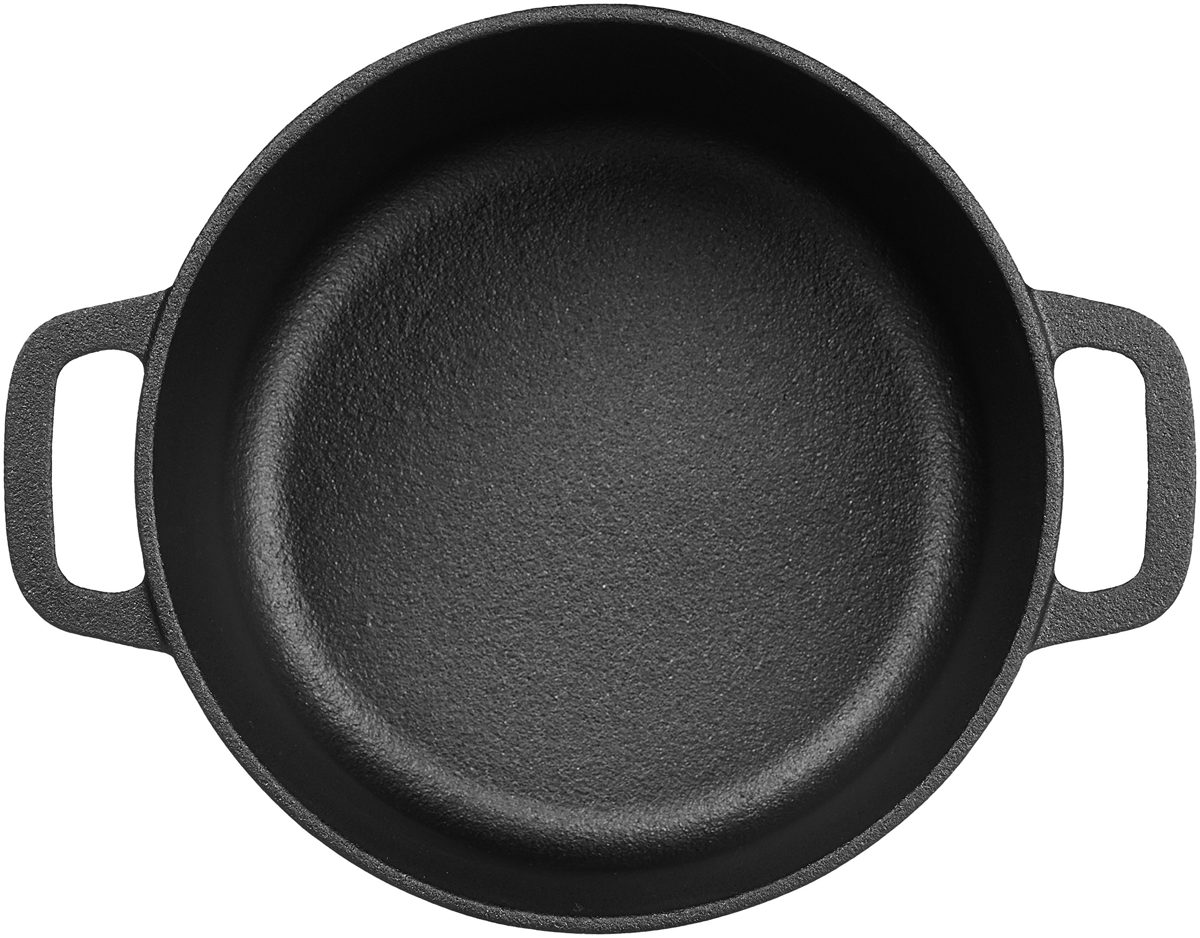 AmazonBasics Pre-Seasoned Cast Iron Dutch Oven Pot with Lid and Dual Handles