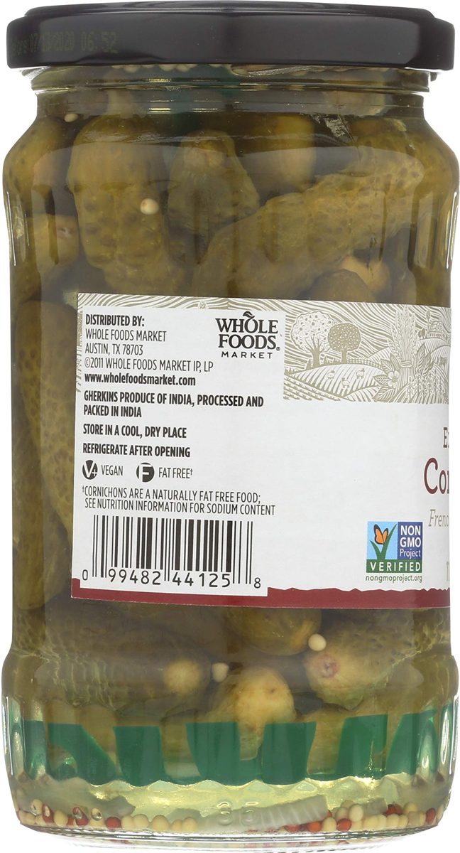 365 Everyday Value, Extra Fine Cornichons, 11.6 fl oz