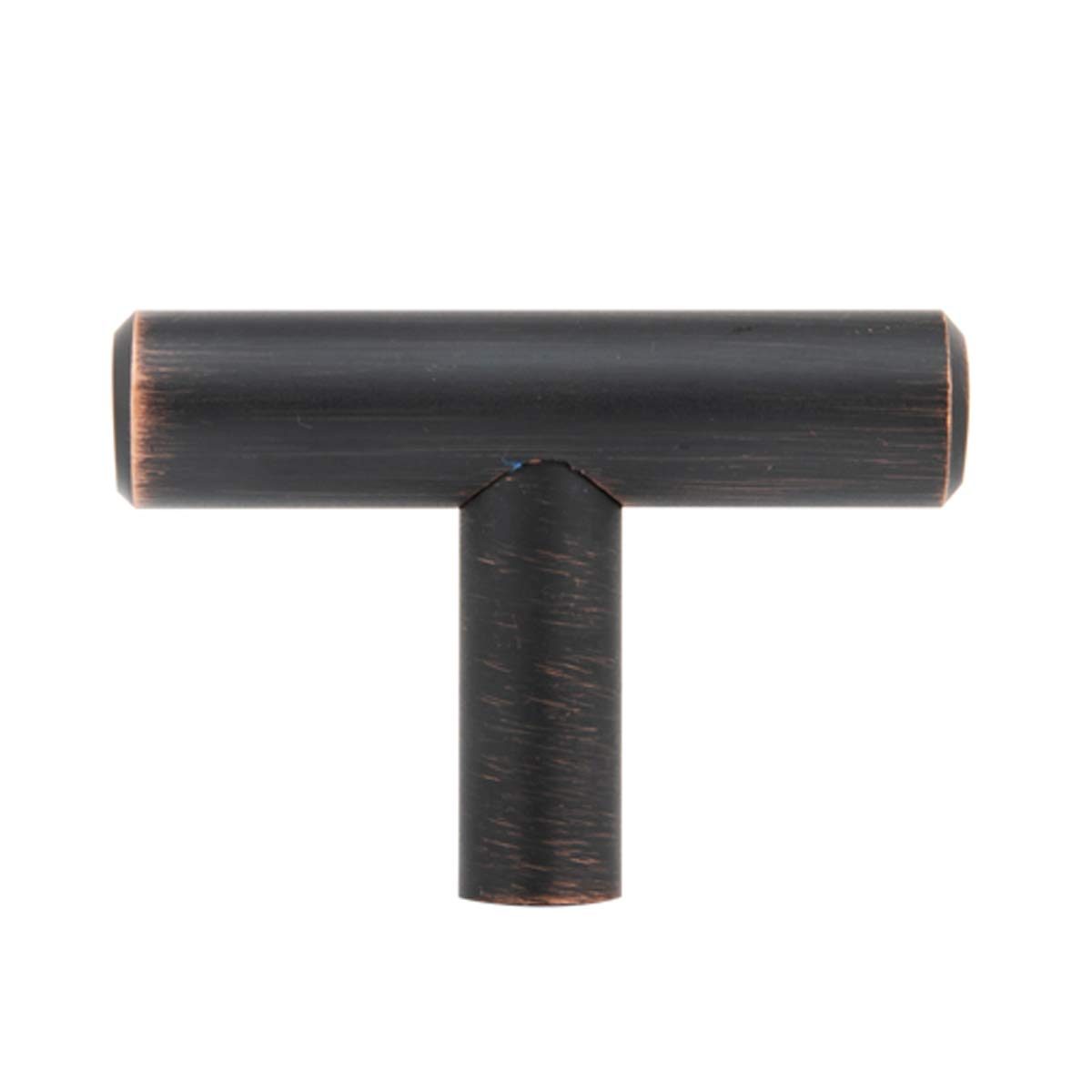 AmazonBasics T-Bar Cabinet Knob, (1/2" Diameter), 2" Length, Oil Rubbed Bronze, 10-pack