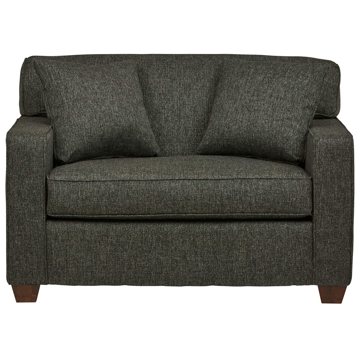 Amazon Brand – Stone & Beam Fischer Sleeper Chair, 51"W, Charcoal Fabric