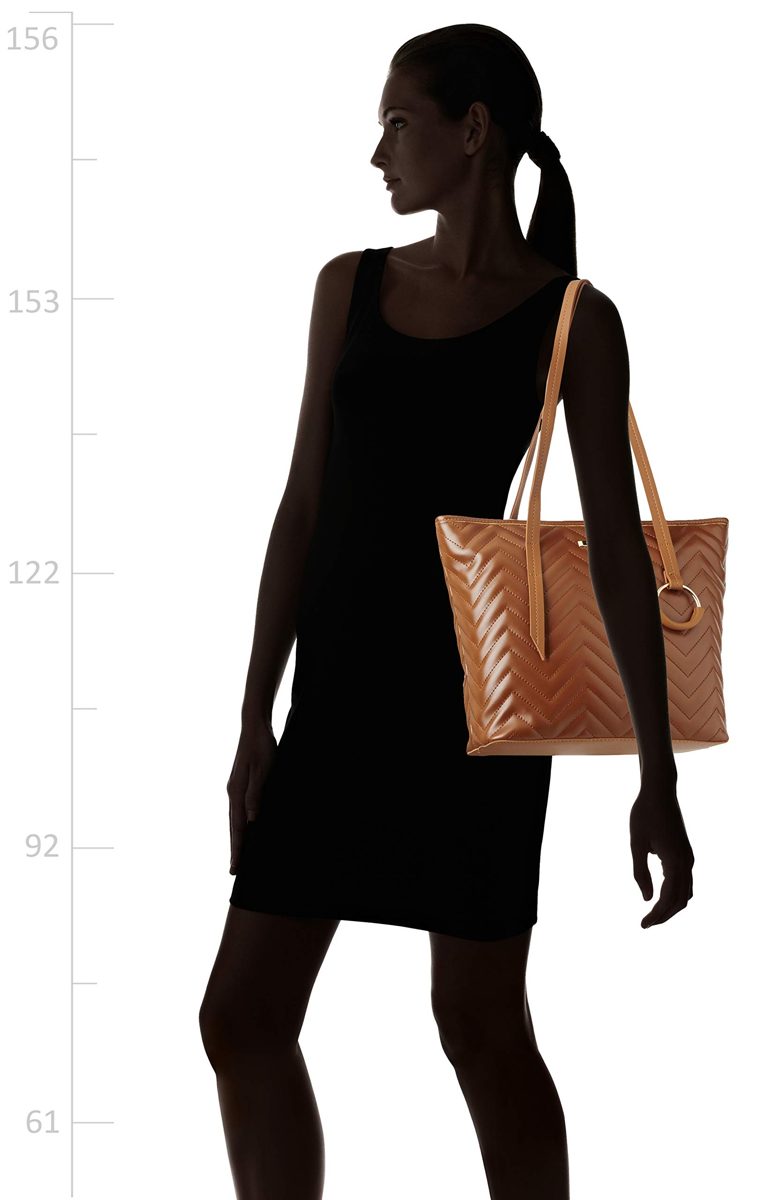 Flavia Women's Handbag (Beige)