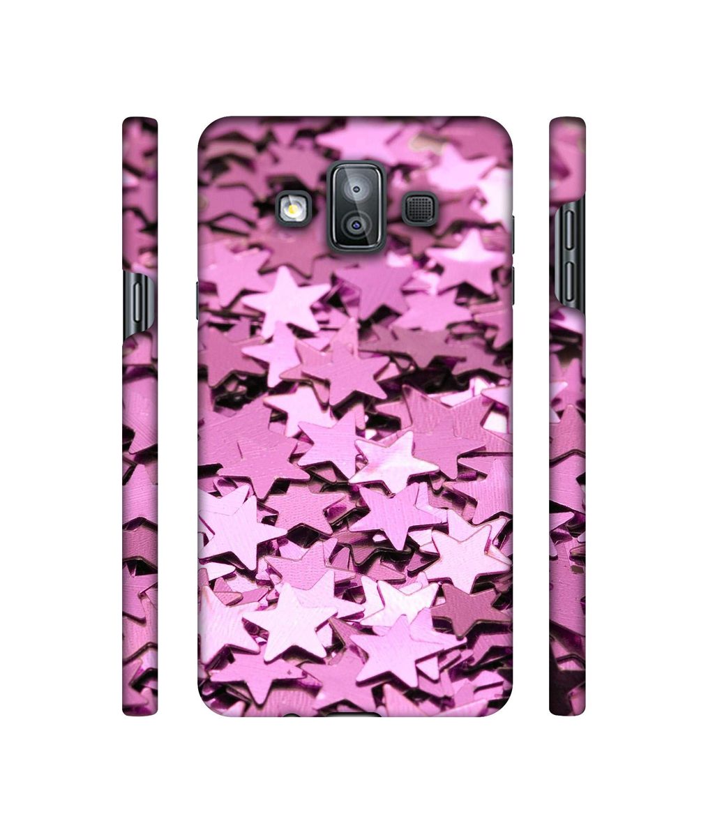 Amazon Brand - Solimo Designer Glitter Stars 3D Printed Hard Back Case Mobile Cover for Samsung Galaxy J7 Duo