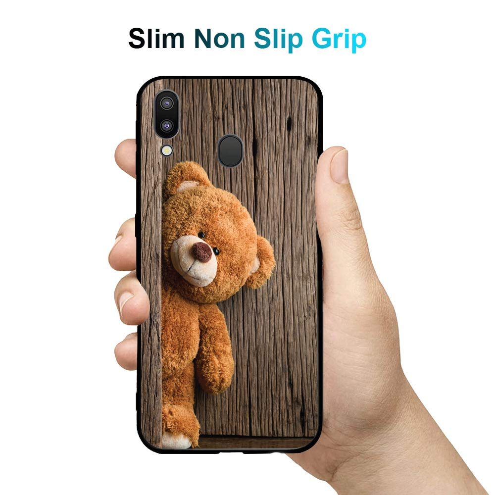 Amazon Brand - Solimo Designer Teddy Bear Printed Hard Back Case Mobile Cover for Samsung Galaxy M20
