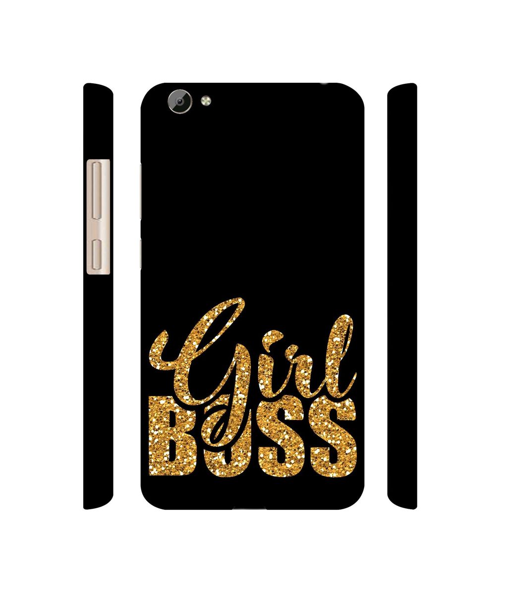 Amazon Brand - Solimo Designer Sparkle Girl Boss 3D Printed Hard Back Case Mobile Cover for Vivo Y66