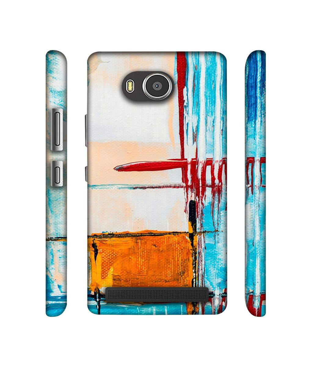 Amazon Brand - Solimo Designer Glass Paint 3D Printed Hard Back Case Mobile Cover for Lenovo A7700
