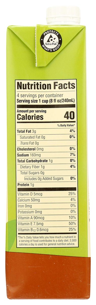 365 by Whole Foods Market, Organic Unsweetened Almond Milk, Chocolate, 32 Fl Oz