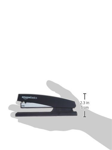 AmazonBasics Office Stapler with 1000 Staples - Black, 3-Pack